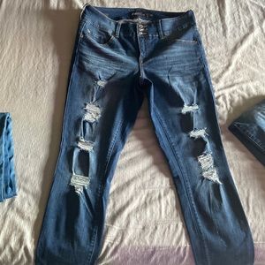 Torrid premium distressed jeggings 12 Tall